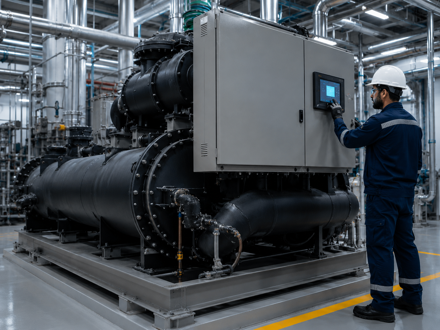 AC chiller installation and repair service in Dubai
