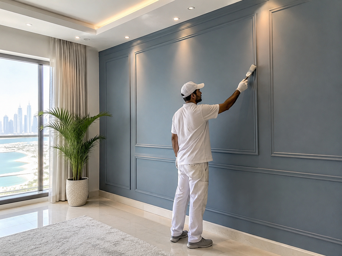 Professional wall paint service