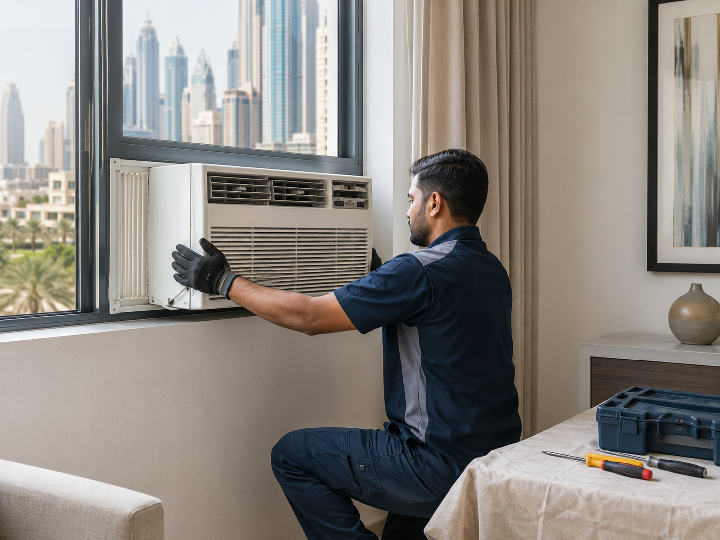 Window AC service and repair in Dubai