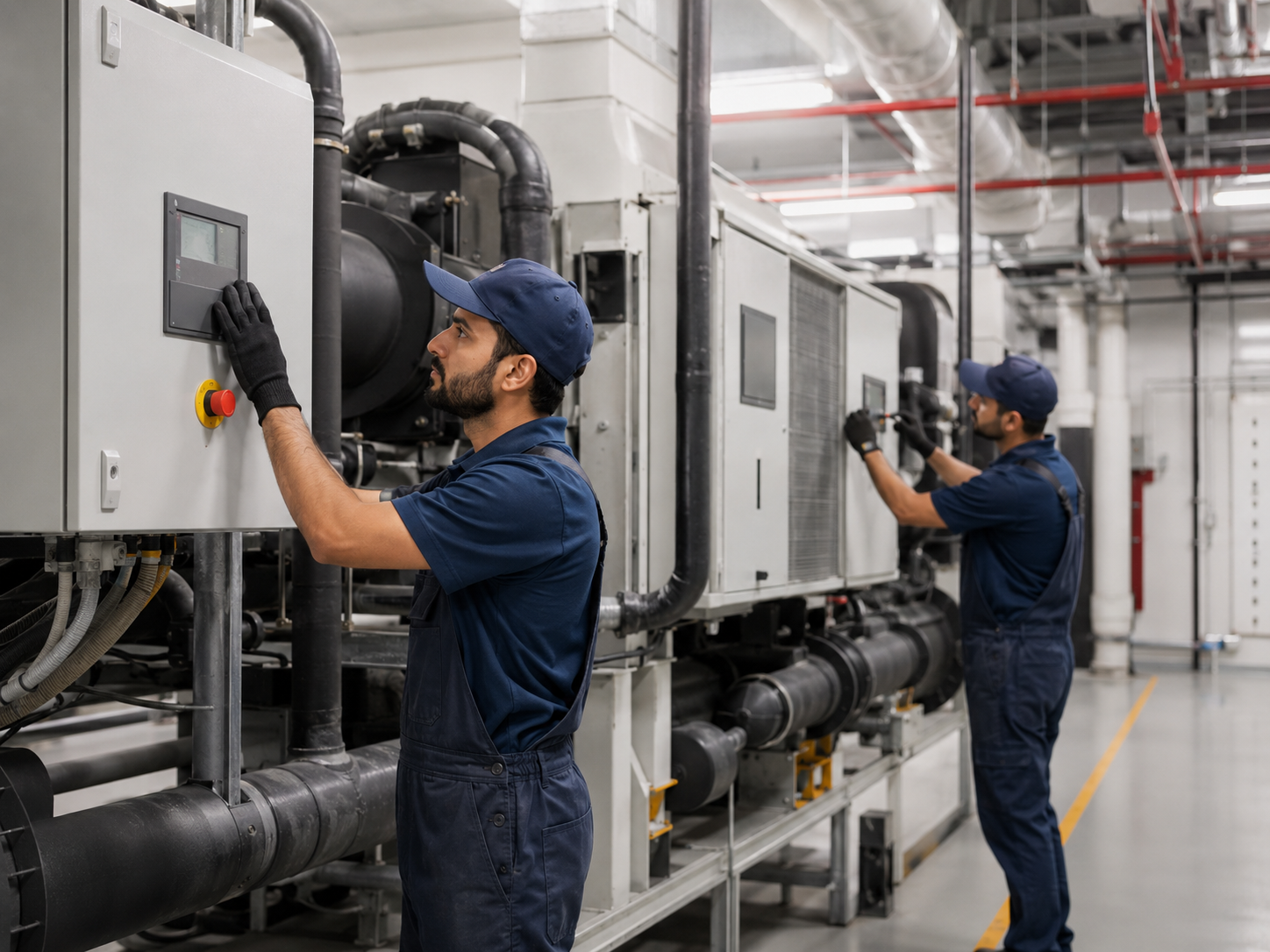 AC chiller installation and repair service in Dubai